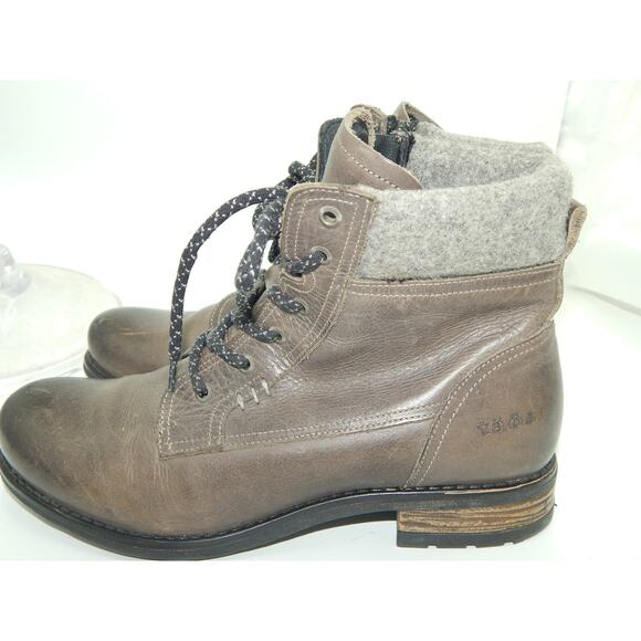 Taos Cutie Ankle Boot, Wool Collar, Lace-up Inner Zipper, US Size 9.5-10 EUC - Picture 6 of 9